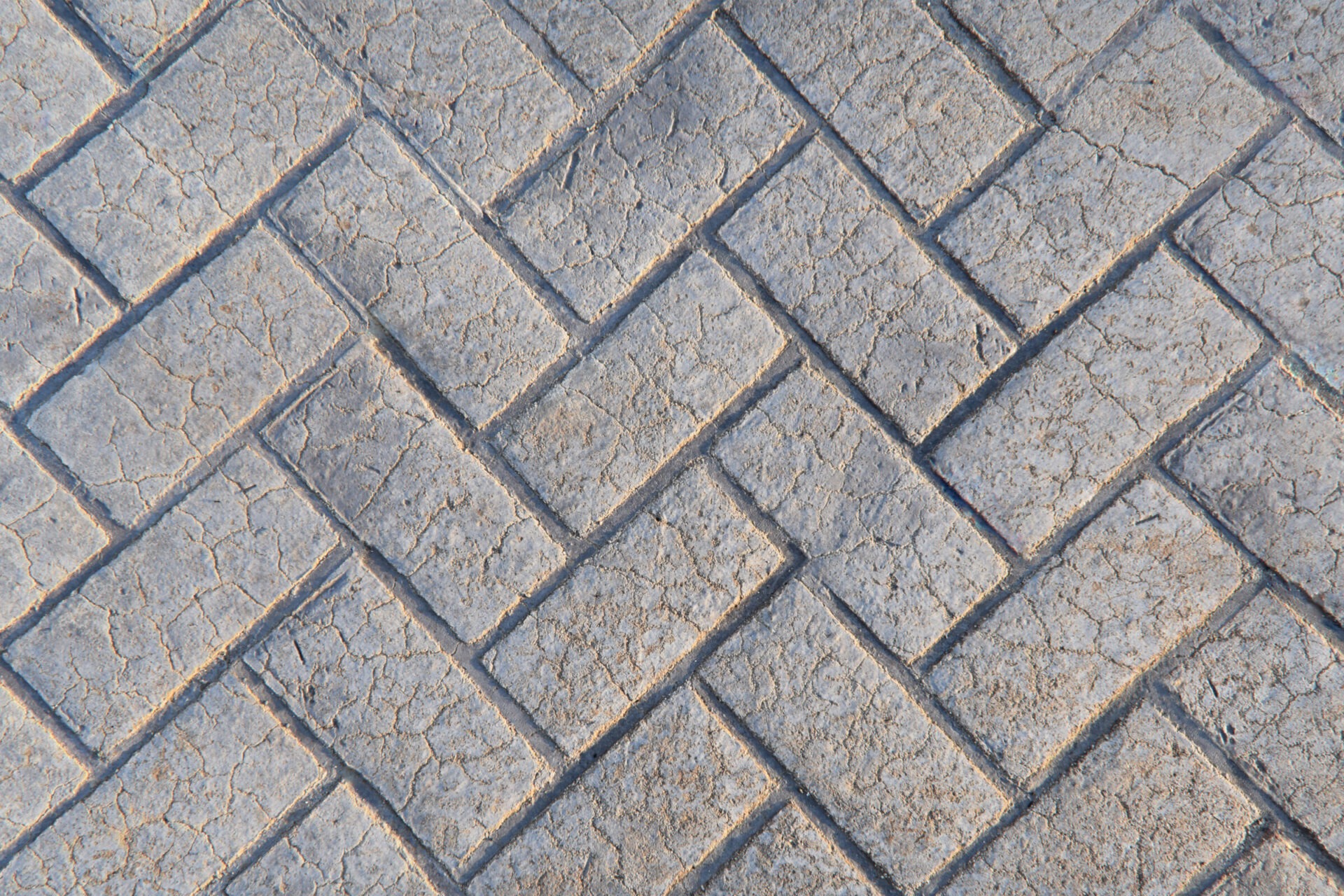 Stamped concrete floor texture background.